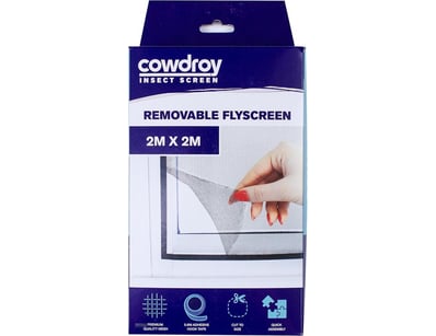 Cowdroy Removable Insect Flyscreen Window (2m x 2m...