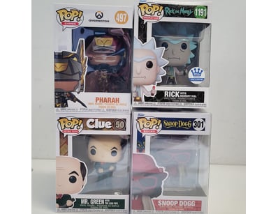 FUNKO POP VINYL FIGURE COLLECTION - FOUR BOXED FIG...