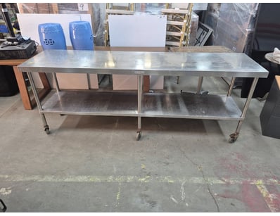 Stainless Steel Bench on Wheels
Approx Dimensions:...