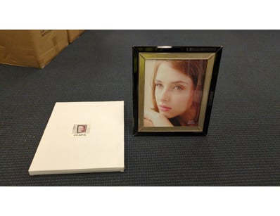 6x Black And Gold Picture Frames

