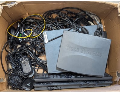 Electrical Assorted Items Including Cables, Cisco ...