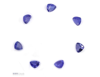 7.30CT TSW X 7, NATURAL TANZANITES     

Trilliant...