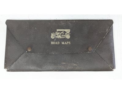 VINTAGE AUSTRALIAN ROAD MAPS COLLECTION - LEATHER ...