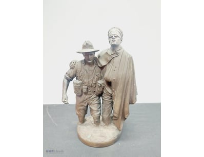 AUSTRALIAN MILITARY COMMEMORATIVE SCULPTURE - SOLD...