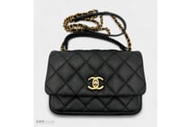 CHANEL SMALL AFFINITY BLACK SHOULDER
