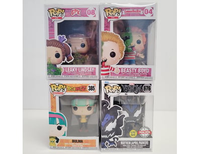FUNKO POP VINYL FIGURE COLLECTION - FOUR BOXED FIG...