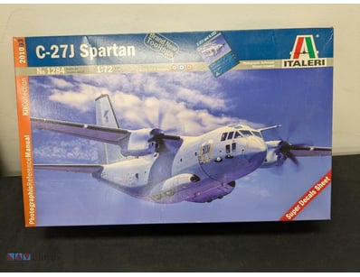 ITALERI C-27J SPARTAN MILITARY TRANSPORT AIRCRAFT ...