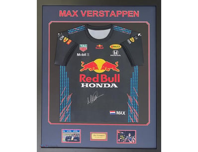 MAX VERSTAPPAN PERSONLLY SIGNED REPLICA PIT SHIRT ...