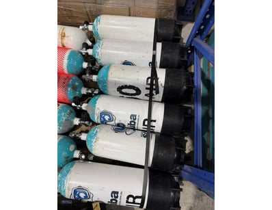 Comprehensive scuba diving equipment collection fe...