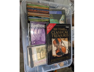 Collection of CD's and Cassette Tapes 

Sold As ...