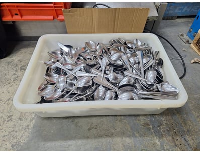 Table Spoons, Stainless, Quantity To Tub

Sold As ...
