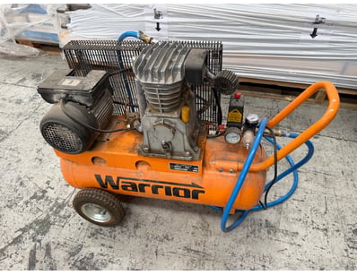 Warrior brand portable air compressor unit mounted...