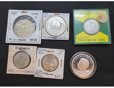 UNRESERVED Banknotes & Coins (A998) - Lot 1074