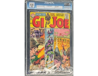 SHOWCASE #63 DC COMICS GI JOE DECEMBER 1964 CERTIF...