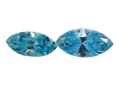 
0.27CT TCW NATURAL BLUE DIAMONDS
QTY X 2 

SH...
