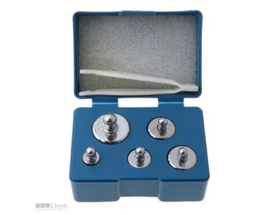 5PCS, 105 GRAMS PRECISION CALIBRATION SCALE WEIGHT...