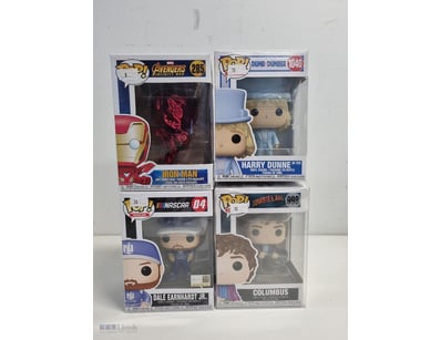 FUNKO POP VINYL FIGURE COLLECTION - FOUR BOXED FIG...