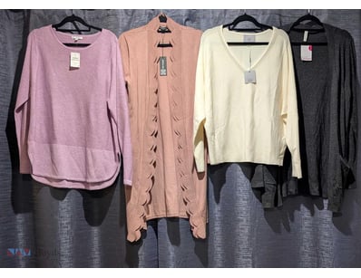 Multiple Womens Knit Tops
Liv Milano, Size M, Cre...