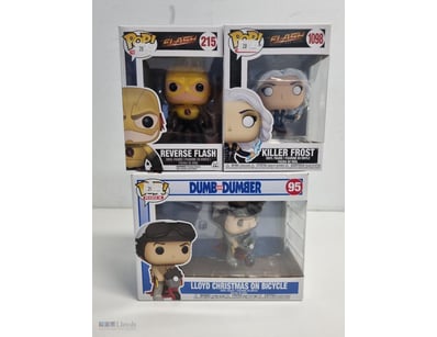 FUNKO POP VINYL FIGURE COLLECTION - THE FLASH & DU...