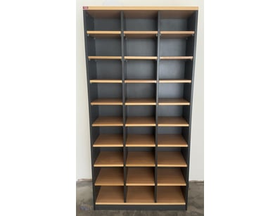 Office Pidgeon Hole Cabinet, 27 Pigeon Holes And 2...