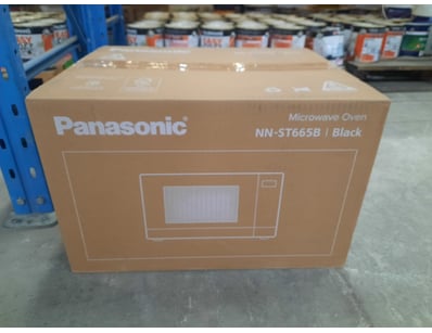 Panasonic NN-ST665B microwave oven in black

