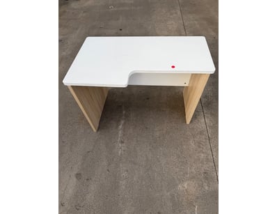 RRP $399 Bingo Desk ellipse shelf desk unit featur...