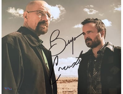BREAKING BAD BRYAN CRANSTON SIGNED PHOTO 

Bryan C...