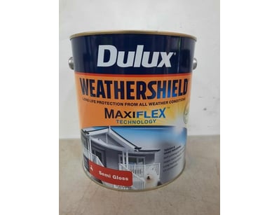 **UNRESERVED**
Paint, Dulux, Weathershield, Maxifl...