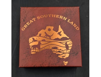 2023 GREAT SOUTHERN LAND AUSTRALIAN SNAKESKIN JASP...