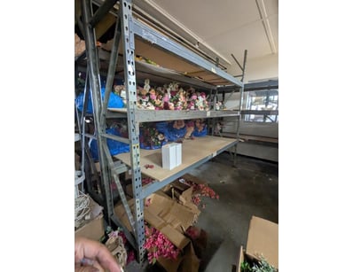 Industrial Racking ONLY

Note: All contents curren...