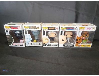 COLLECTION OF SIX FUNKO POP VINYL FIGURES - TELEVI...