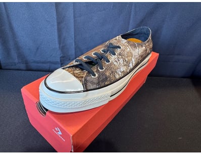 CONVERSE CHUCK 70 OX CANVAS SNEAKER - BLACK/MULTI/...