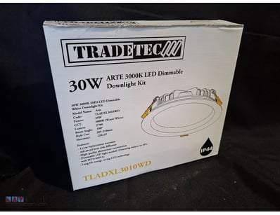 RRP $1,343.40 BULK LOT - QTY x12 Tradetec ARTE LED...