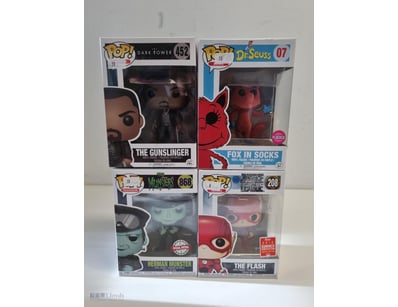 FUNKO POP VINYL FIGURE COLLECTION - FOUR BOXED FIG...