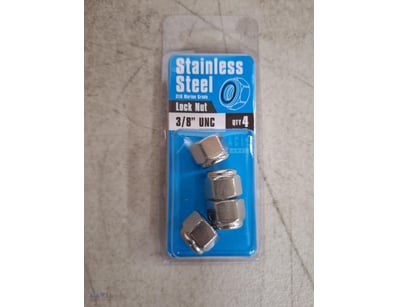 Pinnacle, Stainless Steel, Marine Grade, Lock Nuts...