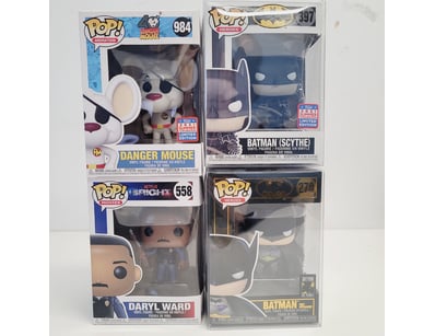 FUNKO POP VINYL COLLECTIBLES BUNDLE - DANGER MOUSE...