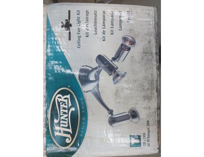 Hunter Ceiling Fan Kit, White
Model: 24426