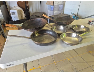 Woks & Pans, Various Sizes

SOLD AS LOT

