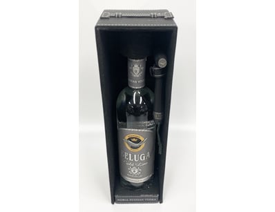 Beluga Gold Line Noble Russian Vodka gift set comp...