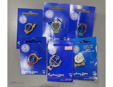 2000-RARE SIX LIMITED EDITION OLYMPIC PINS…PLEASE ...
