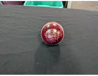 AUSTRALIA BEST BOWLERS AUTOGRAPHED BALL A.G THOMPS...