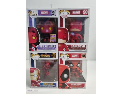 FUNKO POP MARVEL VINYL FIGURE COLLECTION - FOUR PI...