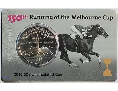 2010  50C 150TH RUNNING OF THE MELBOURNE CUP  

Co...