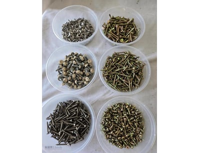 6 Different Variations Of Screws Type And Matirial...