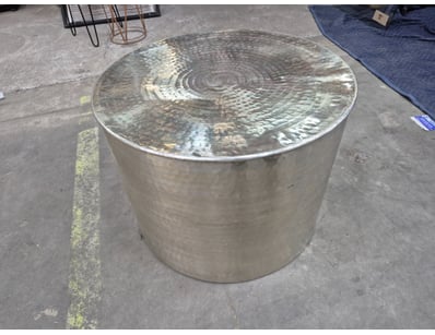 Ottoman, Steel Style

Approx. Dimension H 41cm x...