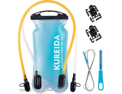 KUREIDA Dual Hydration Bladder 2 Liter Water Bladd...