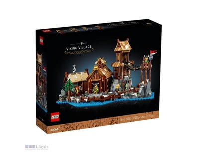 LEGO® IDEAS SET 21343 VIKING VILLAGE FEATURING AN ...