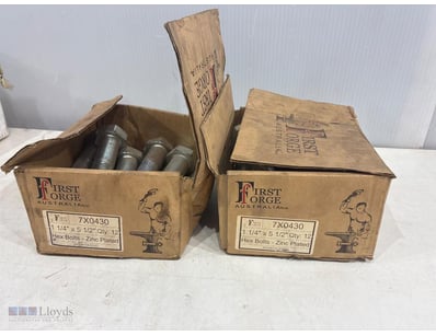 First Forge Hex Bolt Bulk Lot - Zinc plated

QTY:
...