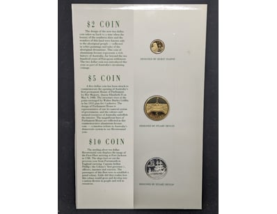 AUSTRALIAN COIN SET IN CARD

Coins Include Two D...