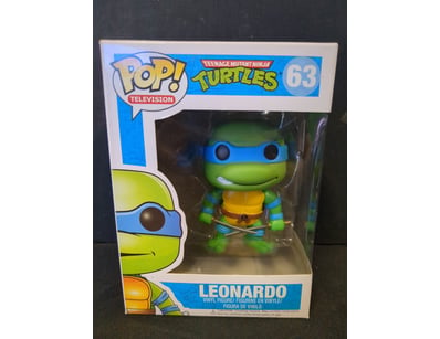 FUNKO POP! TELEVISION TMNT LEONARDO #63 VINYL FIGU...